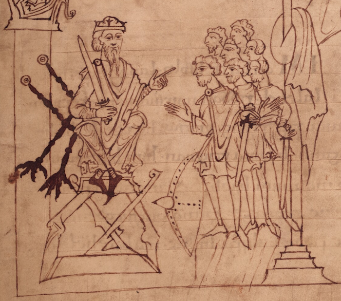 Bagpipes in Junius Manuscript